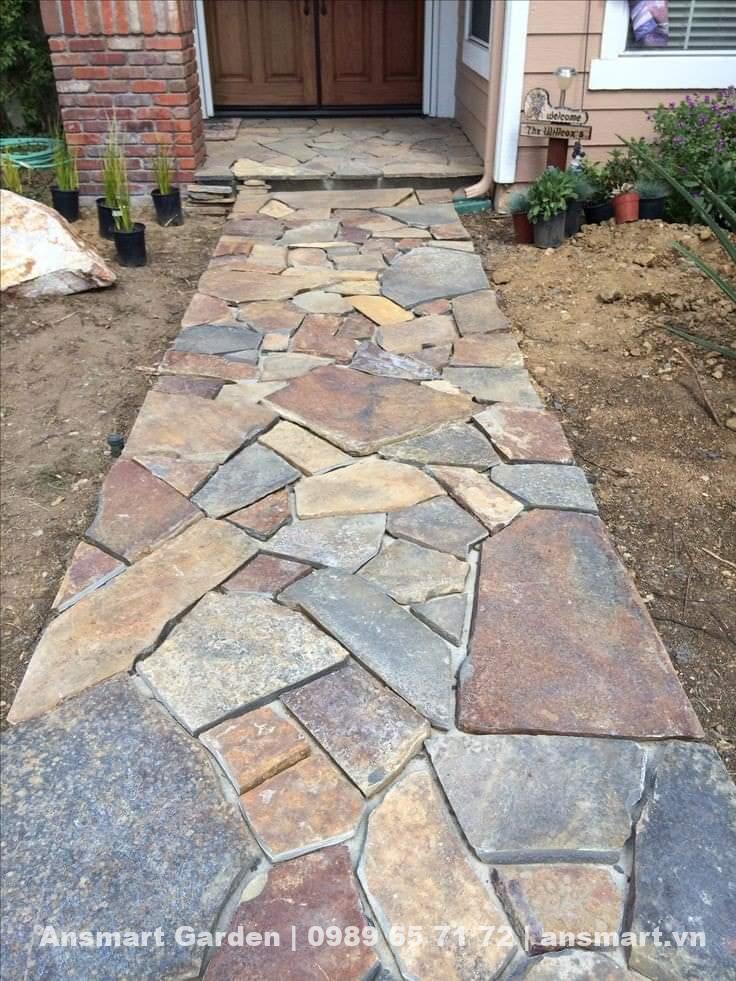 ĐÁ LÁT ĐƯỜNG DẠO Đá Slate Lai Châu