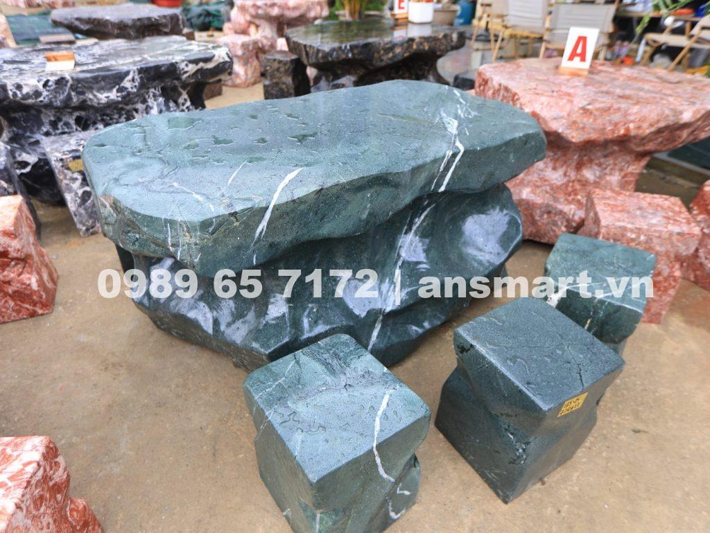 bàn ghế đá ngoài trời
