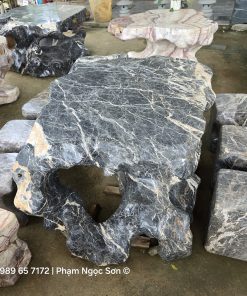 Bàn đá tự nhiên nguyên khối Hà Nội