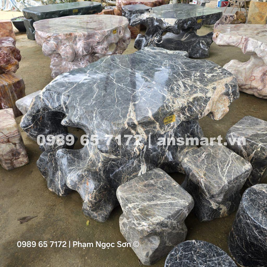 Bàn đá tự nhiên nguyên khối Hà Nội
